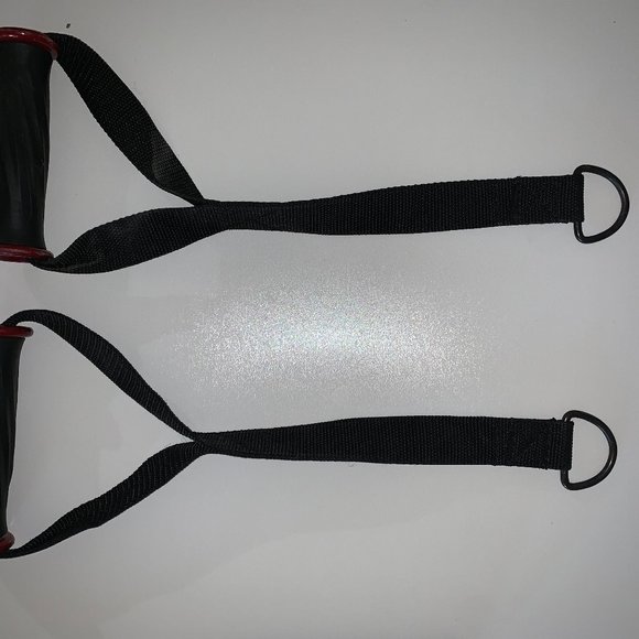 5pc Cable Machine Atthachments Pulley Handles Workout Gym Train - Picture 2 of 5